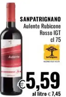 Famila SANPATRIGNANO Aulente Rubicone Rosso IGT offerta