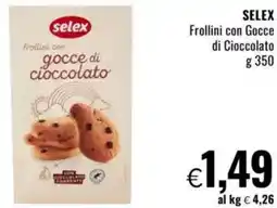 Famila SELEX Frollini con Gocce di Cioccolato offerta
