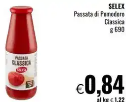 Famila SELEX Passata di Pomodoro Classica offerta