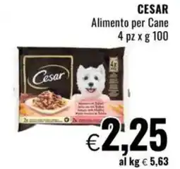 Famila CESAR Alimento per Cane 4 pz offerta