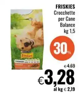 Famila FRISKIES Crocchette per Cane Balance offerta
