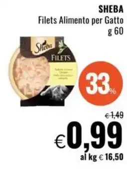 Famila SHEBA Filets Alimento per Gatto offerta