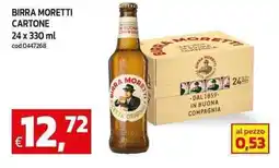 C+C maxigross Birra moretti cartone offerta