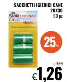 Famila Sacchetti igienici cane 20x30 60 pz offerta