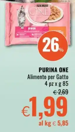 Famila PURINA ONE Alimento per Gatto 4 pz offerta