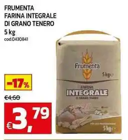 C+C maxigross Frumenta farina integrale di grano tenero offerta