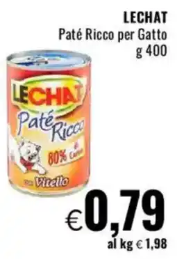 Famila LECHAT Paté Ricco per Gatto offerta