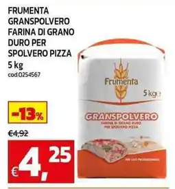 C+C maxigross Frumenta granspolvero farina di grano duro per spolvero pizza offerta