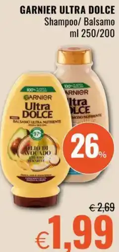 Famila GARNIER ULTRA DOLCE Shampoo/ Balsamo offerta