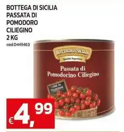 C+C maxigross Bottega di sicilia passata di pomodoro ciliegino offerta