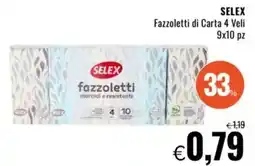 Famila SELEX Fazzoletti di Carta 4 Veli offerta