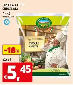 C+C maxigross Cipolla a fette surgelata offerta
