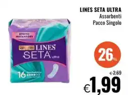 Famila LINES SETA ULTRA Assorbenti Pacco Singolo offerta