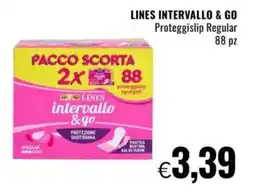 Famila LINES INTERVALLO & GO Proteggislip Regular offerta