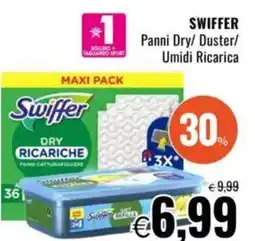 Famila SWIFFER Panni Dry/ Duster/ Umidi Ricarica offerta