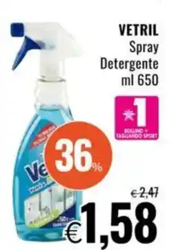 Famila VETRIL Spray Detergente offerta