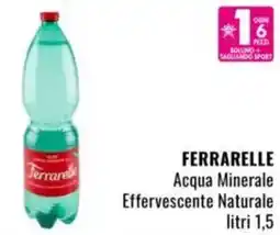 Famila FERRARELLE Acqua Minerale Effervescente Naturale offerta