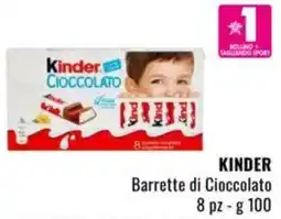 Famila KINDER Barrette di Cioccolato offerta