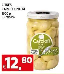 C+C maxigross Citres carciofi interi offerta