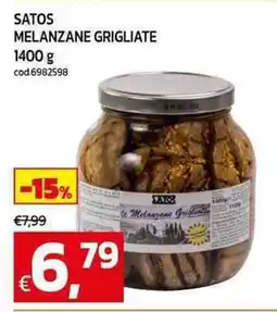 C+C maxigross Satos melanzane grigliate offerta