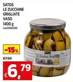 C+C maxigross Satos le zucchine grigliate vaso offerta