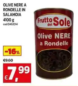 C+C maxigross Olive nere a rondelle in salamoia offerta