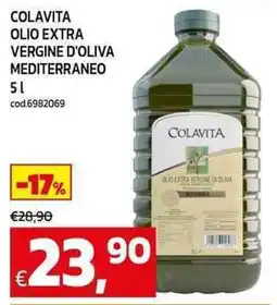 C+C maxigross Colavita olio extra vergine d'oliva mediterraneo offerta