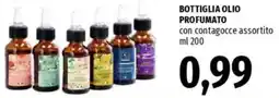 Famila Bottiglia olio profumato con contagocce assortito offerta
