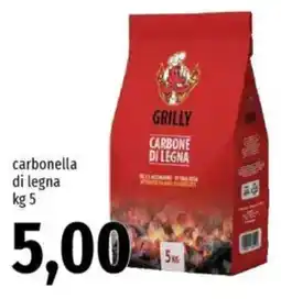 Famila Carbonella di legna offerta
