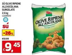 C+C maxigross Sù olive ripiene all'ascolana surgelate offerta