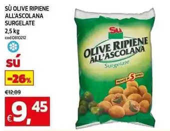C+C maxigross Sù olive ripiene all'ascolana surgelate offerta