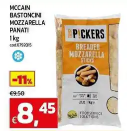 C+C maxigross Mccain bastoncini mozzarella panati offerta
