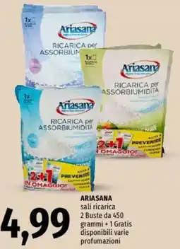 Famila ARIASANA sali ricarica 2 Buste offerta