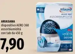 Famila ARIASANA dispositivo AERO 360 assorbiumidità con tab offerta