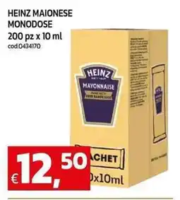 C+C maxigross Heinz maionese monodose offerta