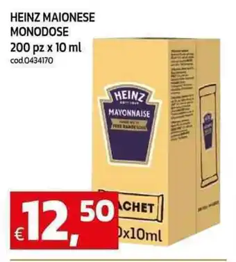 C+C maxigross Heinz maionese monodose offerta