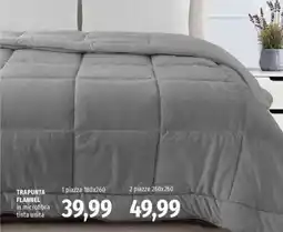 Famila Trapunta flannel in microfibra tinta unita offerta