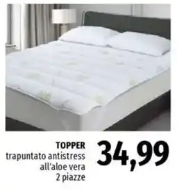 Famila TOPPER trapuntato antistress all'aloe vera offerta