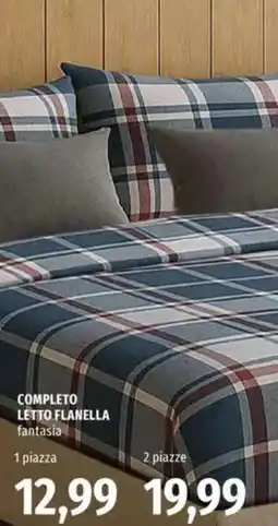 Famila Completo letto flanella fantasia offerta