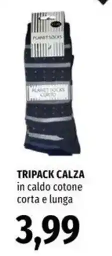Famila Tripack calza in caldo cotone corta e lunga offerta