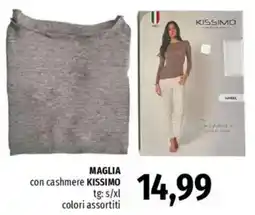 Famila Maglia con cashmere KISSIMO offerta