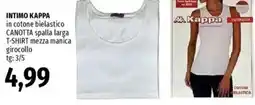 Famila Intimo kappa in cotone bielastico canotta offerta