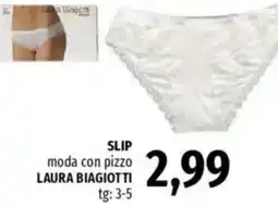 Famila Slip moda con pizzo LAURA BIAGIOTTI offerta