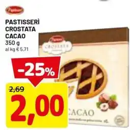 DPiù Pastisserì crostata cacao offerta