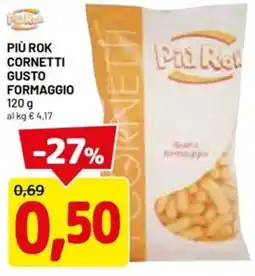 DPiù Più rok cornetti gusto formaggio offerta