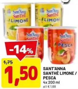DPiù Sant'anna santhè limone / pesca offerta