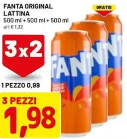 DPiù Fanta original lattina offerta