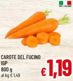 A&O Carote del fucino igp offerta