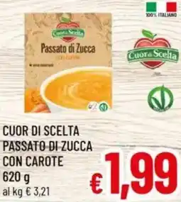 A&O Cuor di scelta passato di zucca con carote offerta