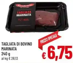 A&O Tagliata di bovino marinata offerta